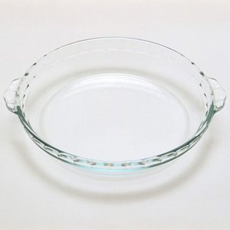 Pyrex glass 1.1l fluted cake dish with handles