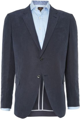 Armani Collezioni Men's Solid flap pocket regular fit jacket