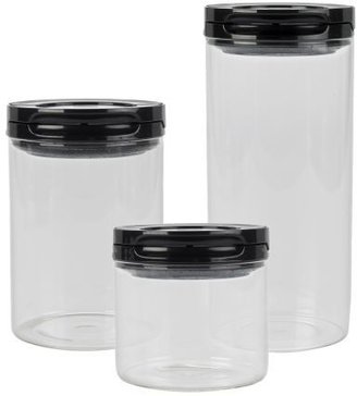 OXO FlipLock Glass Canisters