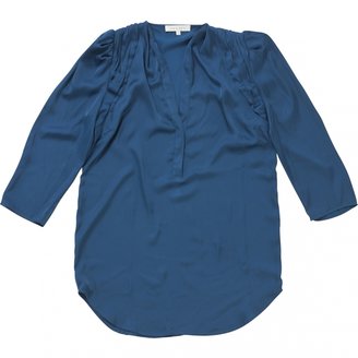 Sandro Blue Polyester Top