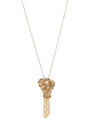 Carolina Bucci Diamond, sapphire & yellow-gold necklace