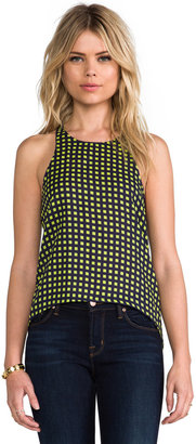 Camilla And Marc Sweeter Life Check Print Racer Tank