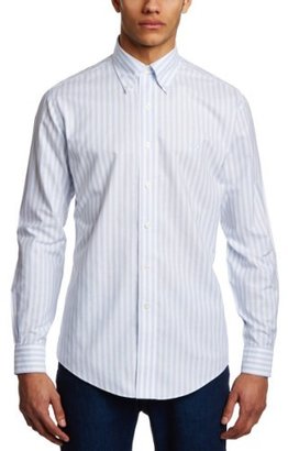 Brooks Brothers Men's Oxford Stripe Slim Fit Button Down Long Sleeve Casual Shirt