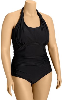 Old Navy Women's Plus Control Max Halter Swimsuits