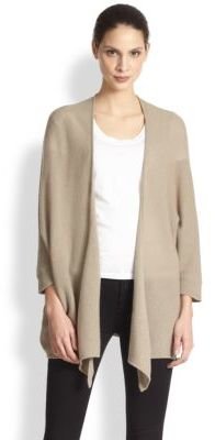 Minnie Rose Tie-Front Cashmere Duster