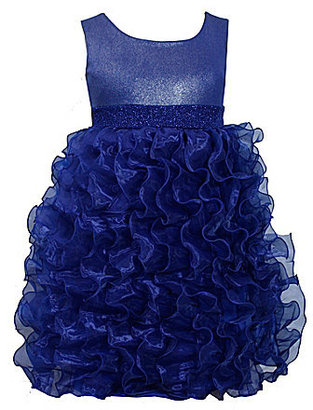 Bonnie Jean 2T-6X Sleeveless Cascading-Ruffle-Skirt Dress