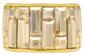 Aurora Gold swarovski gold geo ring