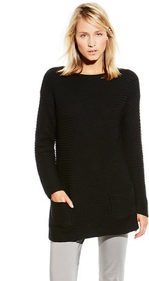 Vince Camuto Two-Pocket Boatneck Sweater