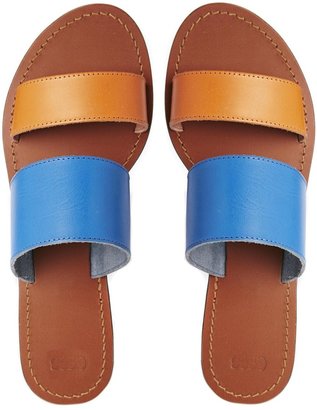 ASOS FEDERAL Leather Sliders