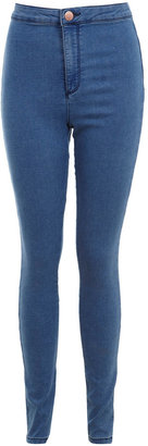 Miss Selfridge Blue super high waist jean