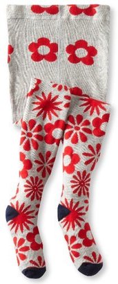 Jefferies Socks Little Girls'  Flurry Flower Tight