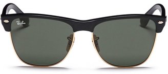 Ray-Ban 'Clubmaster' matte acetate browline sunglasses