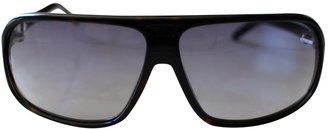 Christian Dior Brown Plastic Sunglasses