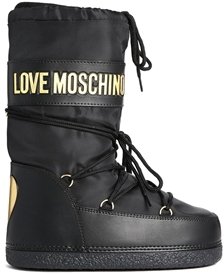 Love Moschino Black Snow Boots - Black