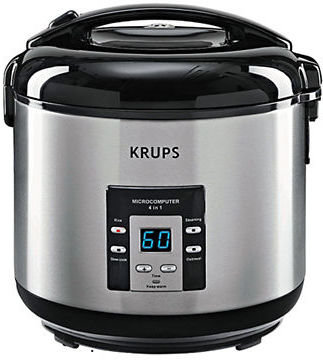 Krups 3.2L 4 In 1 Rice Cooker - SILVER