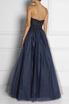 Notte by Marchesa 3135 Notte by Marchesa Embellished tulle gown
