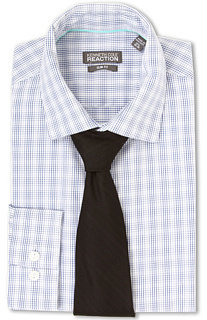 Kenneth Cole New York L/S Slim Fit Check Dress Shirt