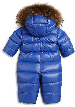 Add Down 668 Add Down Infant's Fur-Trimmed Puffer Snowsuit