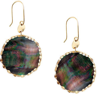 Lana Small Mystic Black Mother-of-Pearl Earrings
