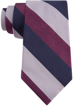 DKNY Spun Stripe Slim Tie