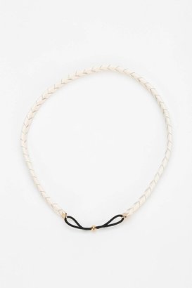 Urban Outfitters Braided Leather Headwrap