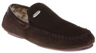 Ted Baker New Mens Brown Ruffas Suede Slippers Modern Classics Slip On