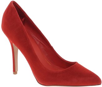 MANGO Consta Leather Heeled Court Shoes