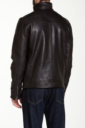 Rogue Wire Collar Leather Jacket