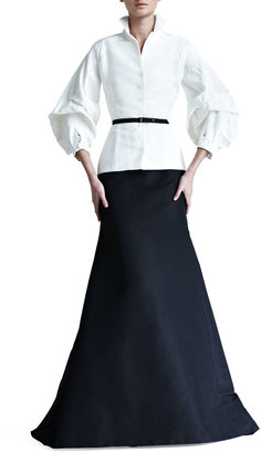 Carolina Herrera Silk Faille Gown Skirt