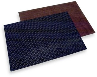 Dakota Faux Leather Placemat in Brown