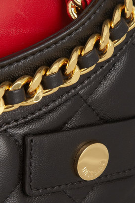 Moschino Jacket quilted leather shoulder bag