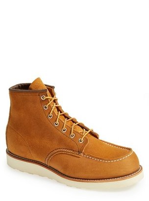 Red Wing Shoes Suede Moc Toe Boot (Men)
