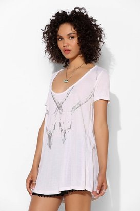 Truly Madly Deeply Antler Scoopneck Tee