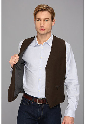 John Varvatos 5-Button Vest w/ Zip Pockets