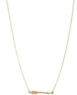 Orelia Large Arrow Necklace - gold