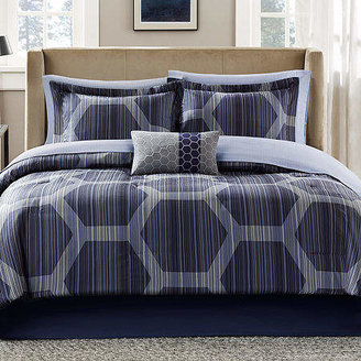 Madison Home USA Madison Park Essentials Pierce Complete Bedding Set with Sheets