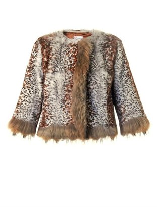 RED Valentino Leopard-print fur jacket