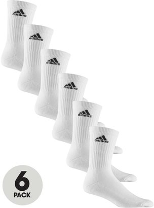 adidas Adicrew Half-Cushion Socks (3 Pack)