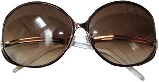 Roberto Cavalli Brown Metal Sunglasses