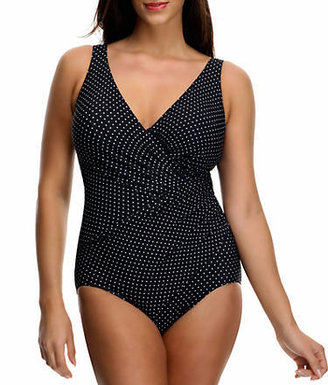 Miraclesuit Pin Point Oceanus Wire-Free Swimsuit Plus Size