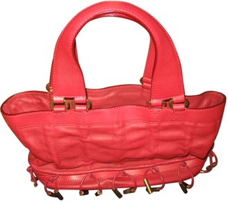 Donna Karan Burgundy Leather Handbag