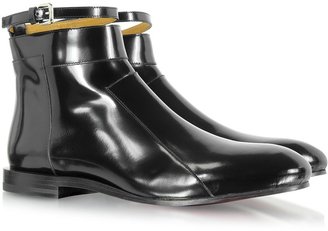 Jil Sander Lanika Black Patent Calf Leather Boot