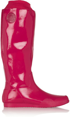 DKNY Festival glossed rubber rain boots