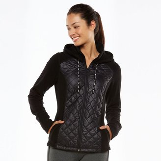 Fila sport ® run swift quilted polar fleece workout jacket - women's plus size