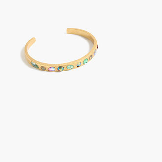 J.Crew Studded jewel cuff bracelet