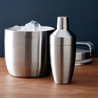 Crate & Barrel Carter Stainless Steel Cocktail Shaker