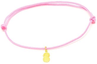 Marie Helene De Taillac Pineapple 18kt gold charm bracelet