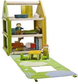 Plan Toys 'Play House' Wooden Dollhouse & Furniture (Toddler)