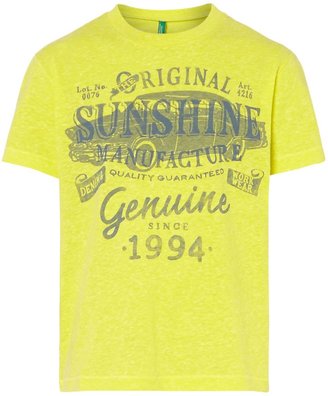 Benetton Boy`s sunshine graphic t-shirt
