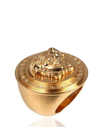 Versace Medusa Gold Plated Metal Ring